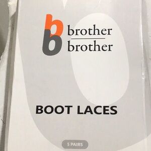 Brother Boot Laces in Brown, Yellow, and Red